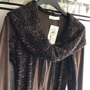 NWT European Zipped top